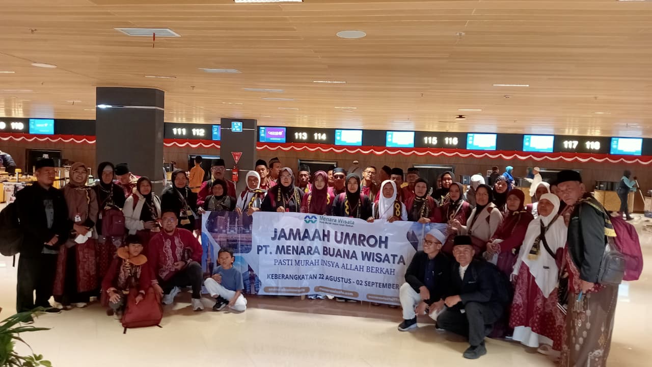 Keberangkatan Jamaah Umroh Kloter 22 AUG - 02 SEPT 2026.
