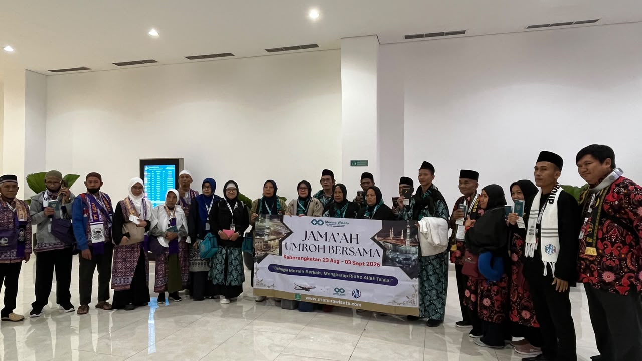 Keberangkatan Jamaah Umroh Bersama Kloter 23 Agustus – 03 September 2026.